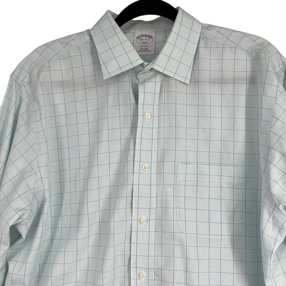 2/$25 Brooks Brothers 16 1/2-6-7. 1818 Regent Non-Iron All Cotton Dress Shirt - Picture 3 of 6
